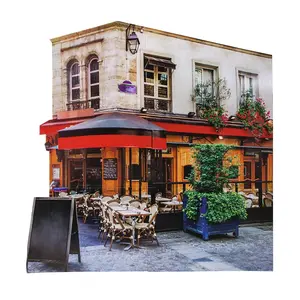 71" Paris Cafe Cardboard Cutout Stand-Up