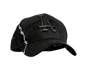 Gallo Fino x Tito Double P – Premium Streetwear Baseball Cap Featuring Bold 3D Embroidery and an Adjustable Unisex Fit, Perfect for Men, Women, and Teens Searching for a Strong LA-Inspired Urban Snapback Hat with Barbed-Wire Styling