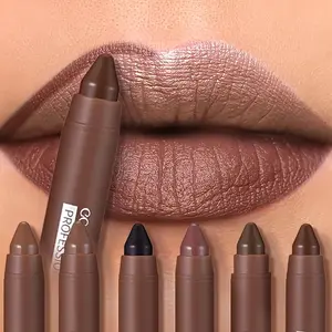 4Colors lip combo  -Waterproof, Intensely Pigmentedfor All Light Beige Types -Chocolate ColorPerfect Makeup Gift for Women -Lasting Waterproof  tint  -Lasting Matte Set Matte Long-Lasting lipstick Contouring  Creamy Matte Lipstick lippie lys lip gloss