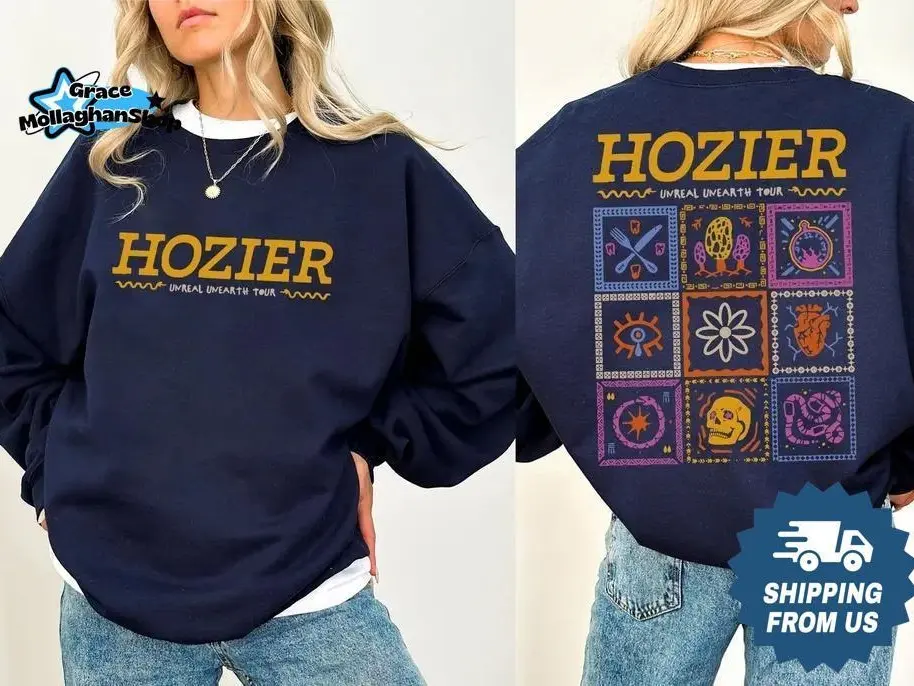 Hozier Unreal Unearth Tour 2 Side Shirt Hozier Tour 2024 T-shirt Hoodie Sweatshirt Tank top