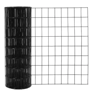 GARVEE Hardware Cloth,  2 x 3 Inch 16 Gauge 24'' x 50 Ft Chicken Wire Fence, Hot-Dip Galvanized Welded Cage Wire Mesh Roll Supports Poultry Netting,  Black Wire Fence for Chicken, Rabbit, Farm