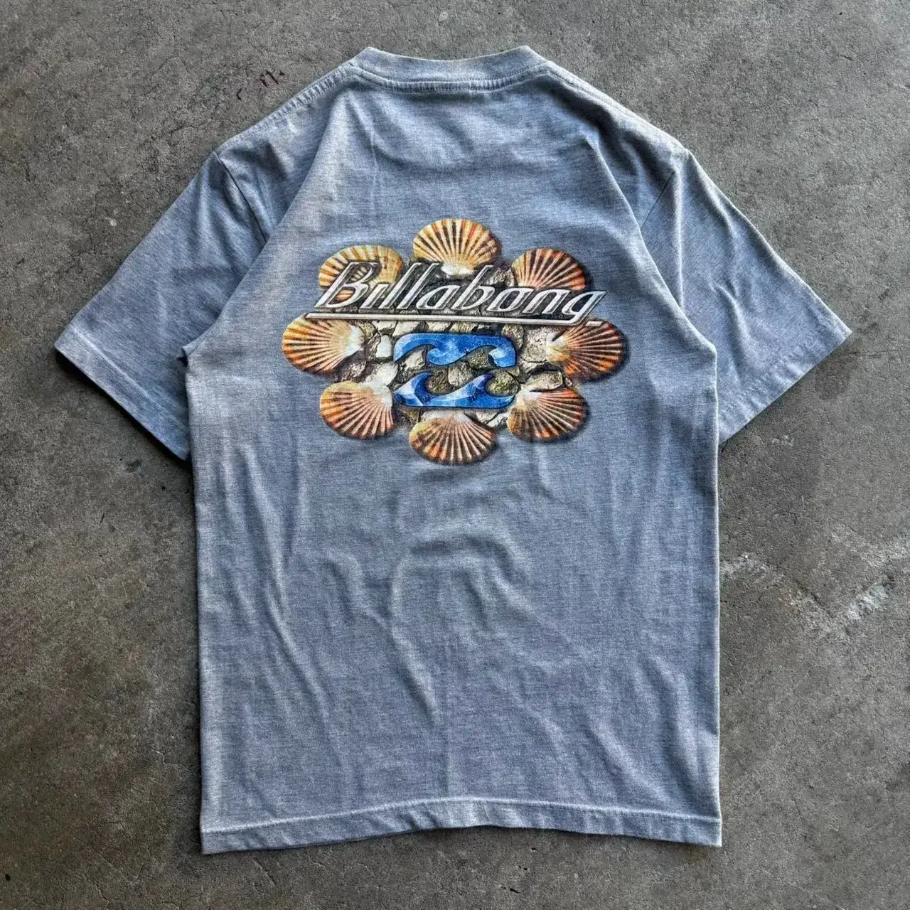 Rare Vintage 90 s Billabong Shell Tee - Authentic Surf Style Shirt for Men and Women