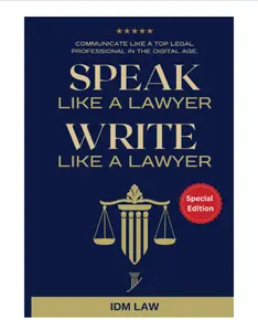 Speak Like a Lawyer: Write Like a Lawyer: Communicate Like a Top Legal Professional in the Digital Age.: For Law Students, Attorneys, Lawyers, and Paralegals - Paperback