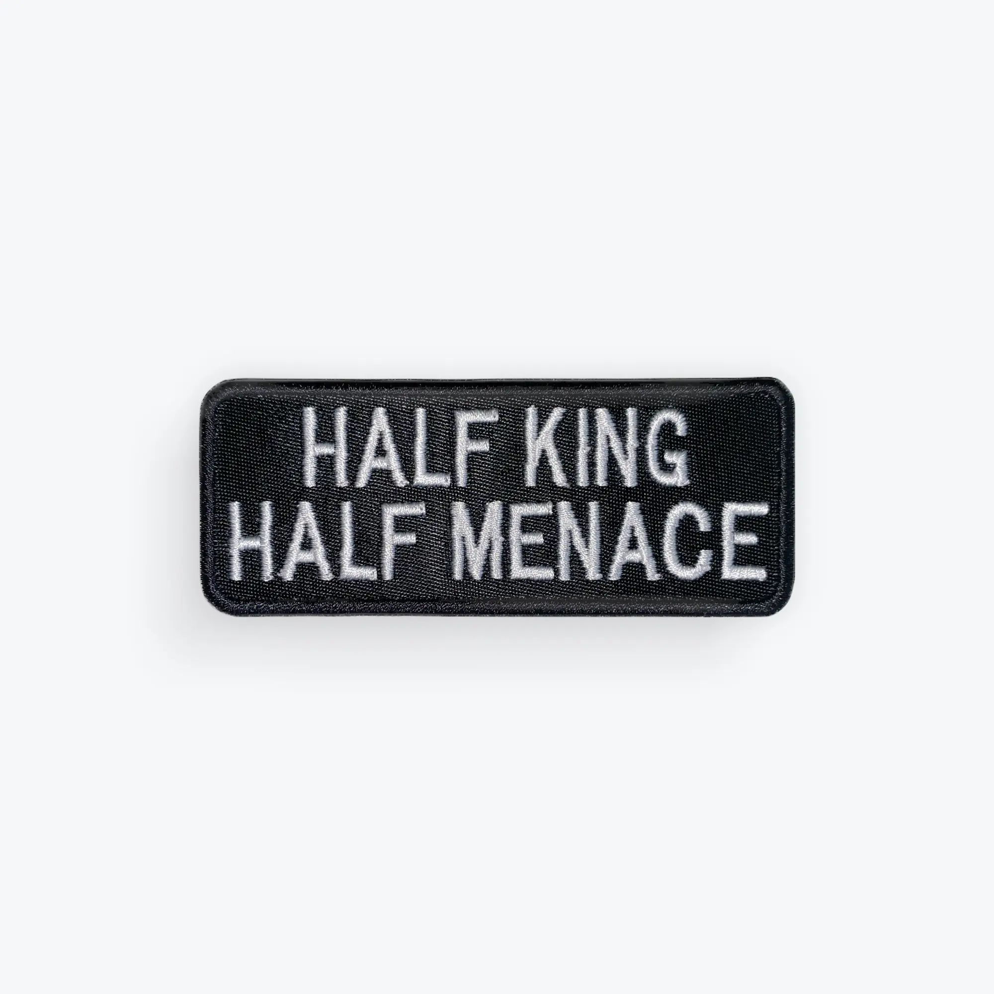 Half King Half Menace Motorcycle Patch