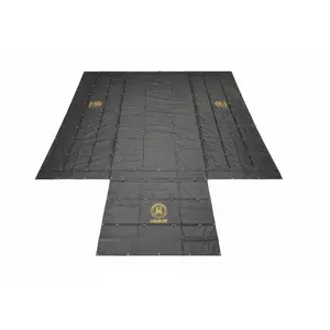 10 Feet Drop Tarp 28x27 Ft – 14oz Heavy Duty Ripstop Waterproof Lumber Tarp