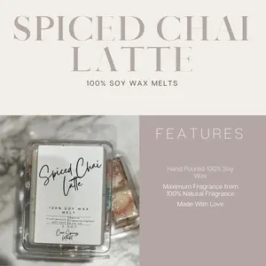 Spiced Chai Latte Soy Wax Melt