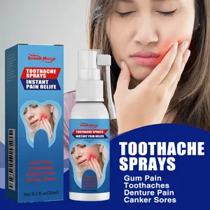 South Moon Quick-acting Toothache Spray for Instant Pain Relief Prevents Tooth Decay Gum and Tooth Swelling Reduces Sensitivity Oral Care Product