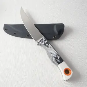 H15500  Straight Knife, Non-Slip Handle, Camping Adventure Tool Accessory, Daily Practical Edc Tool, Hiking Helper, Men's Gift