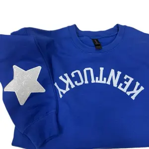 Kentucky “Upside Down” Sweatshirt with Star Patch Sleeve
