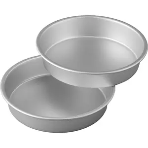 Performance Pans Aluminum Round Cake Pan, 9 x 2 in., Pack of 2