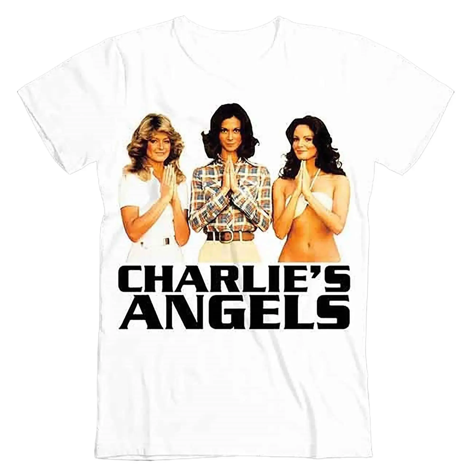 Charlies Angels 70s TV Farrah Fawcett Hawaii Five-O Magnum Seller Top Tee T Shirt 494