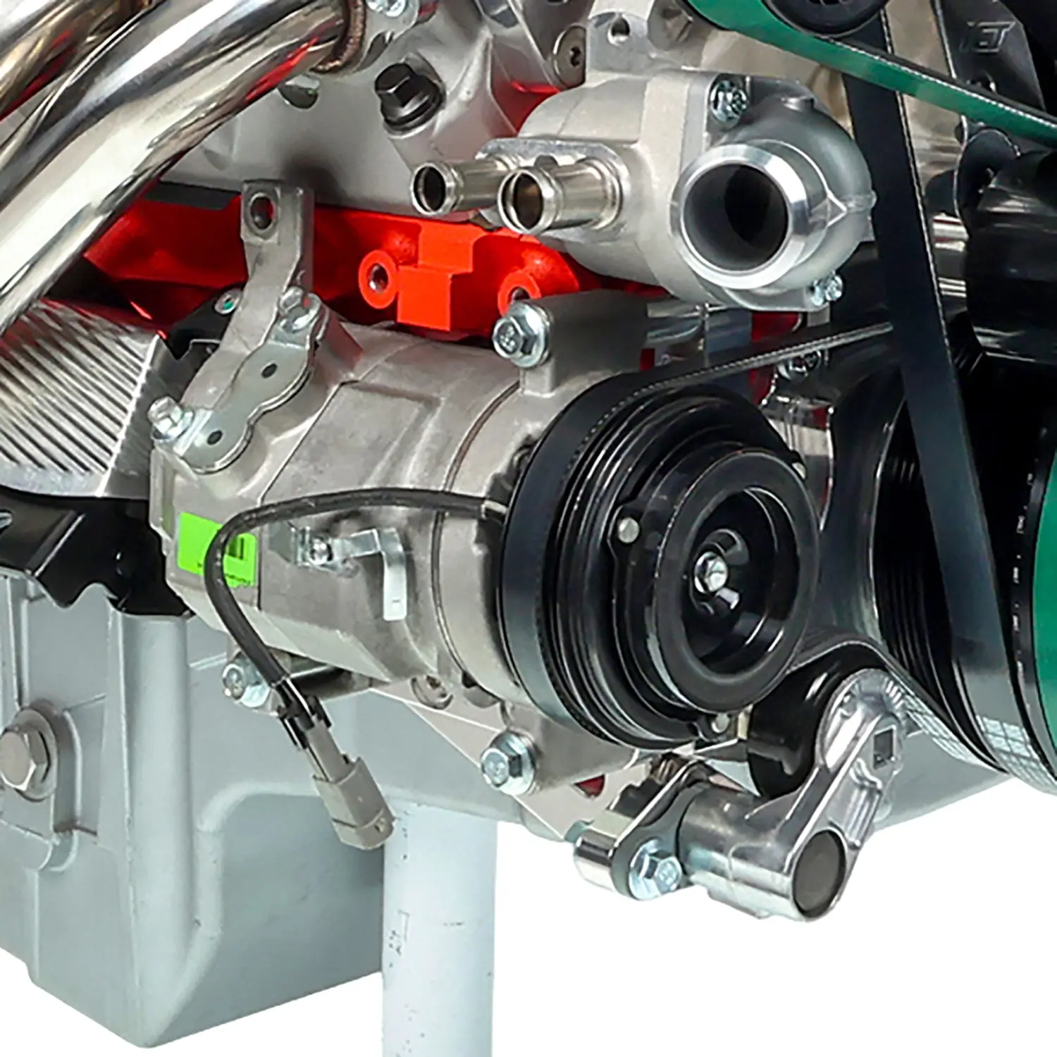 LSA Truck Denso 10 A/C Bracket - Corvette Spacing