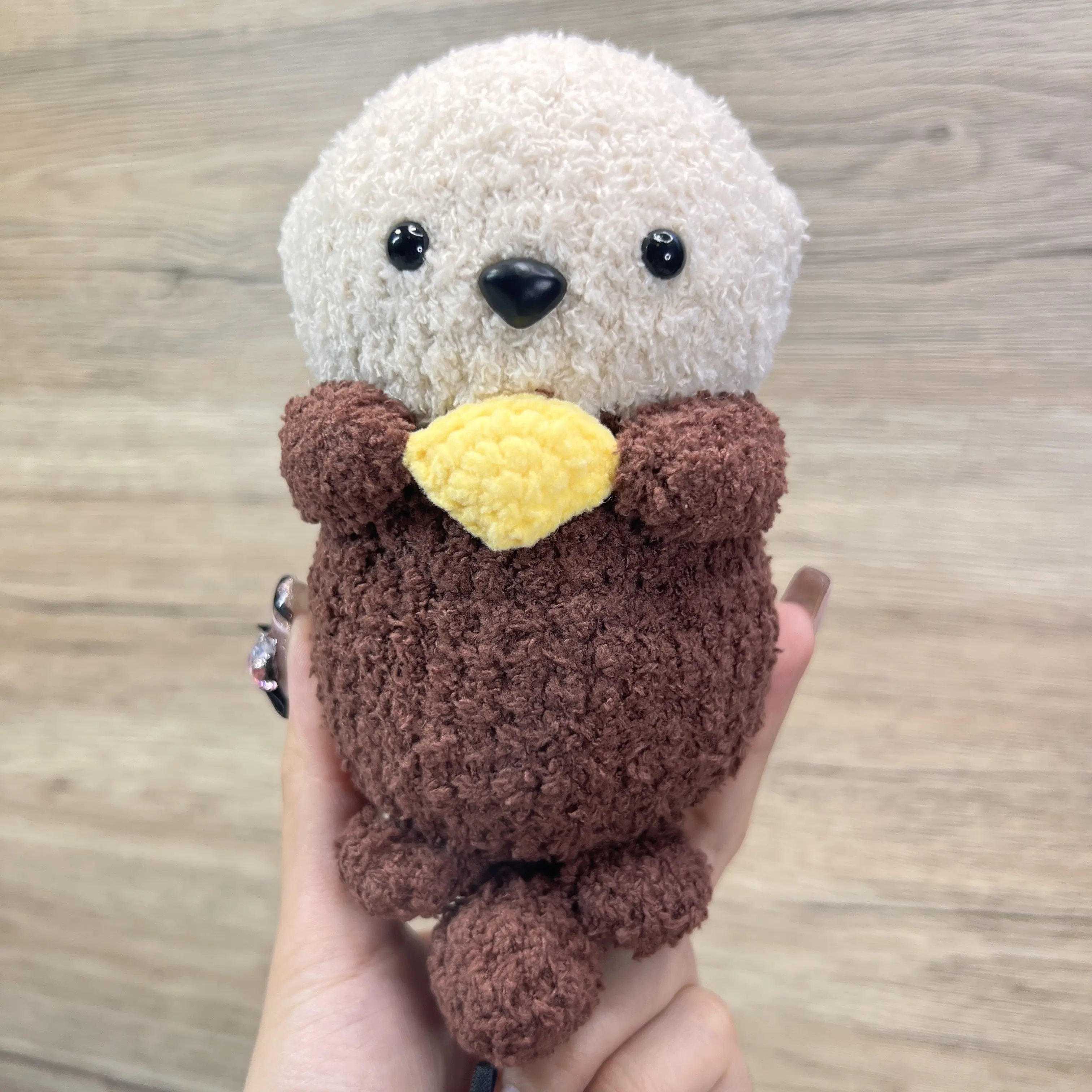 Handmade Amigurumi Crochet Otter Plushie