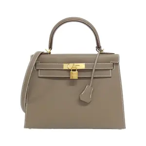 Pre-owned HERMÈS Calfskin Shoulder Bags Hermes Kelly28 Epsom Bag