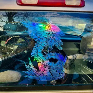 High-Quality Mexican Dragon Decal Sticker for Automotive & Motorcycle - Durable Outdoor Vinyl, 4 Sizes Available- Perfect for Car Exterior Accessories & Car Stickers