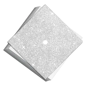 10Pcs Glitters Craft Paper for Caps Toppers Professional Grad Decors