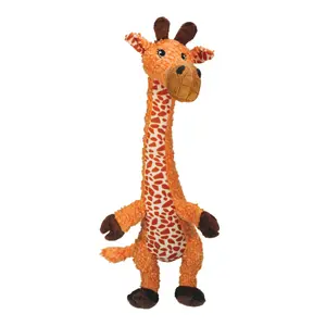 KONG® Shakers™ Luvs Giraffe Squeaky Plush Dog Toy, Pet Supply for Can：Dog, Squeaky Plush Toys