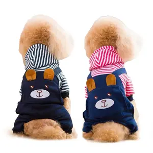Cute Cartoon Rabbit Costume for Small Pets, Soft Warm Fabric Four-Legged Jumpsuit, Ideal Winter for Dogs & Cats