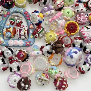 A10 Hand-Painted Resin Beads | Artistic DIY Beads for Phone Straps, Bag Chains & Pens-[DiyLiveRoom-1]