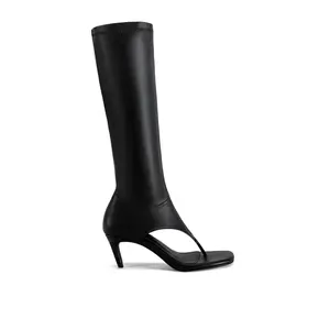 CECILE-BLACK STILETTO SANDAL