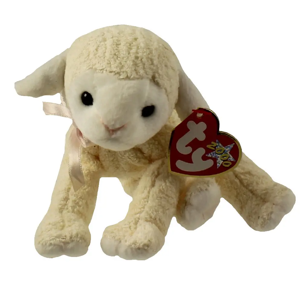 TY Beanie Baby - FLEECIE the Lamb (6 inch) - MWMTs