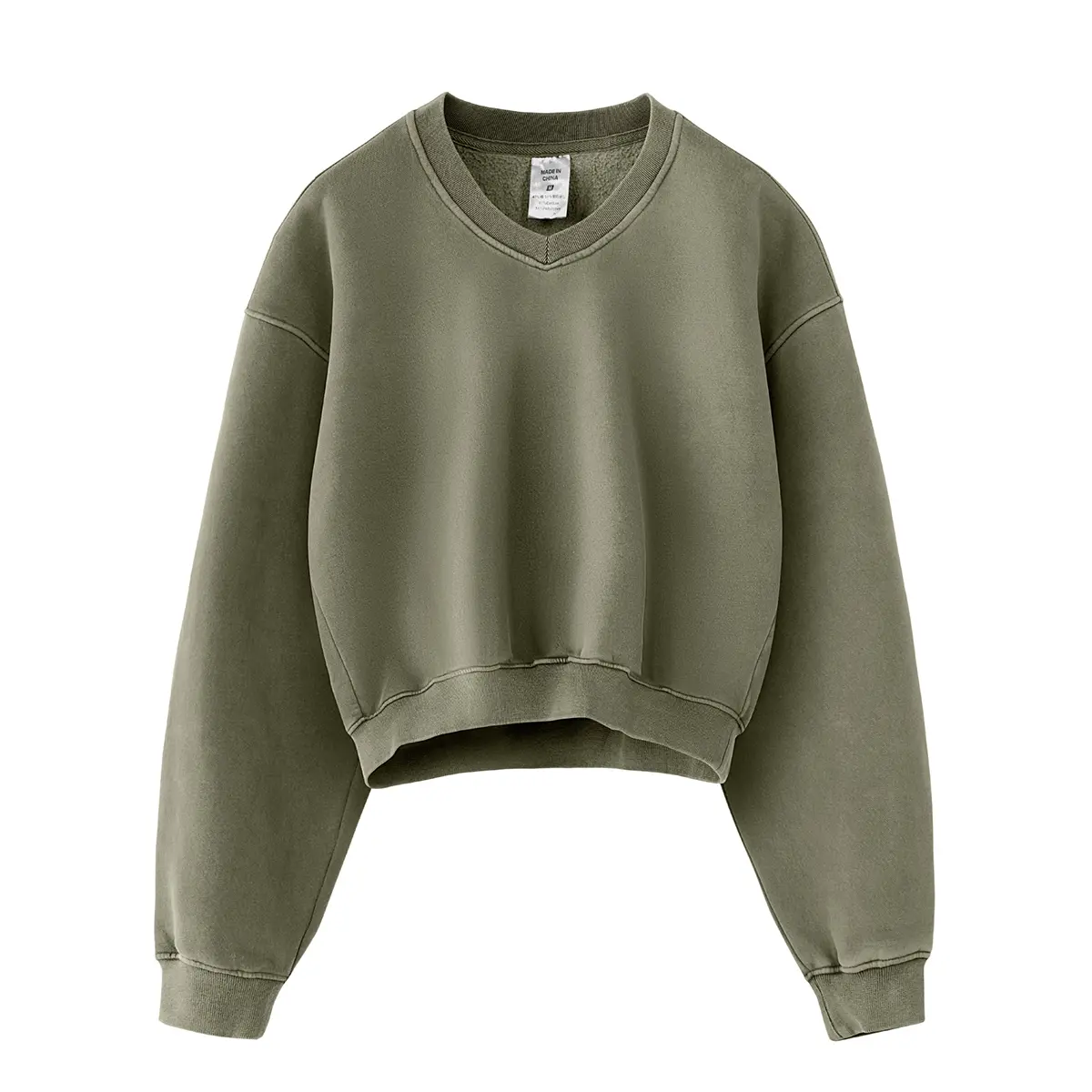 Hatant Hoodie Y2K Vintage Acid Wash Sweatshirt V-Neck Slimming Casual Top Soft Fabric Ensures Skin-Friendly Breathable Wear Hoodies for Women