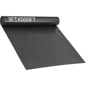 VEVOR Silt Fence Fabric Roll, 3 x 500 ft Erosion Control Fencing, Industrial Grade Tough Polypropylene Fabrics for Sediment Retention, Temporary Fabric for Construction Job Sites