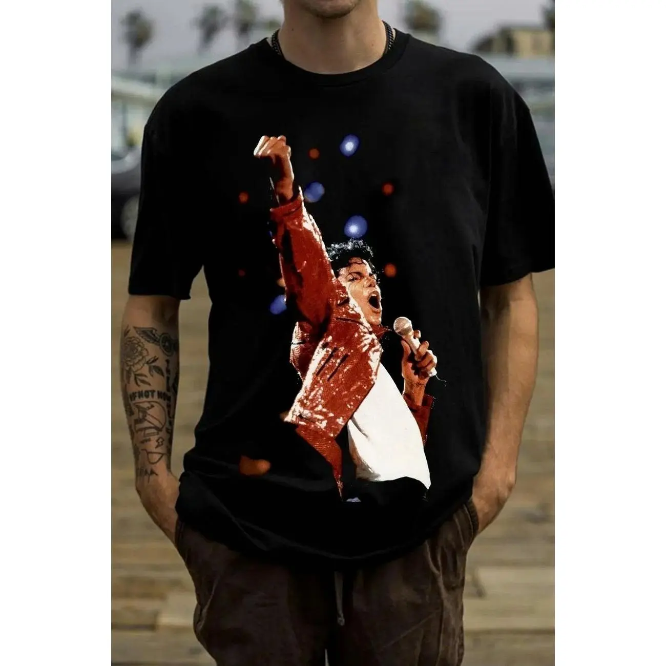 Youth + Adult Michael Jackson Beat It King of Pop Graphic T Shirt, music Shirt