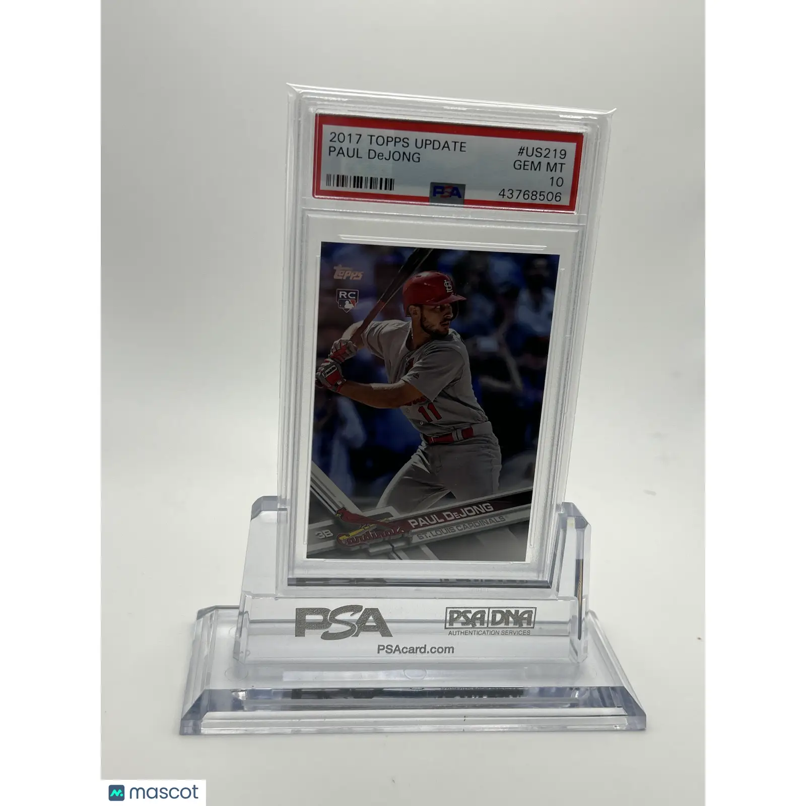 Paul Dejong PSA 2017 Topps Update Baseball #US219 10 43768506