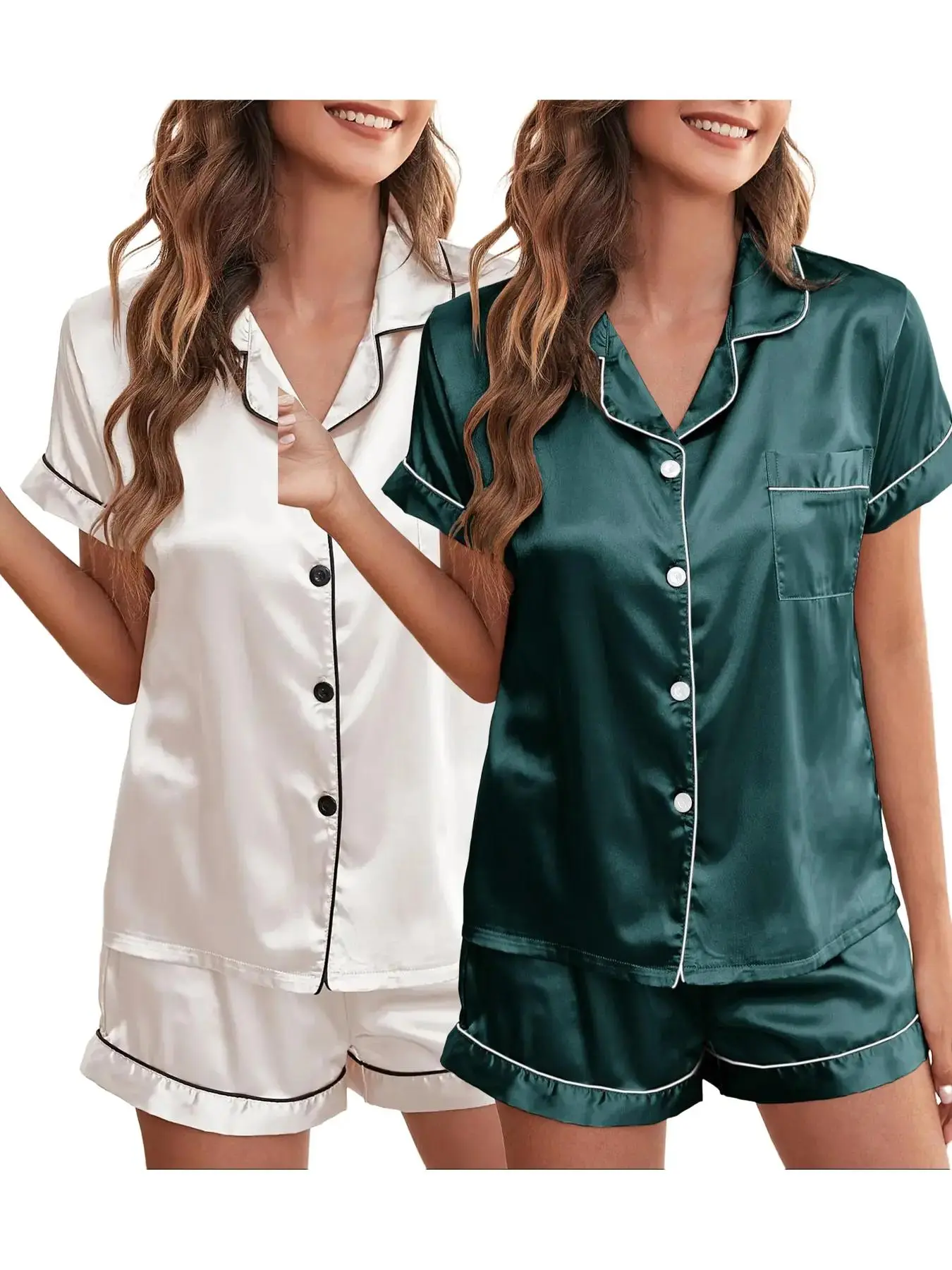 White*1 pc+Dark Green*1 pc