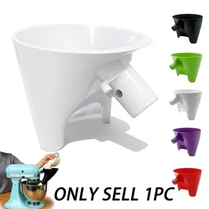 Flour Dust Shield Attachment for Mixers, Anti-Splash and Dust Structure, Dishwasher Safe Baking Tool for Mess-Free Mixing, Kitchen Appliances