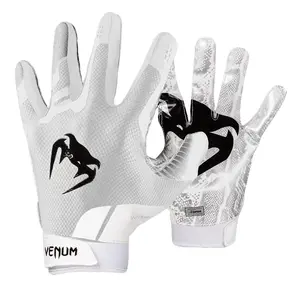 Venum Elite Football Gloves - White/Black