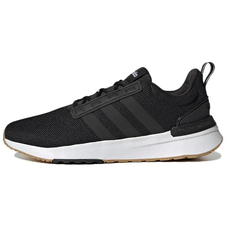 Adidas Racer TR21 Black Gum' Durable Non-slip Low Top Casual Running Shoes Men's GX4209