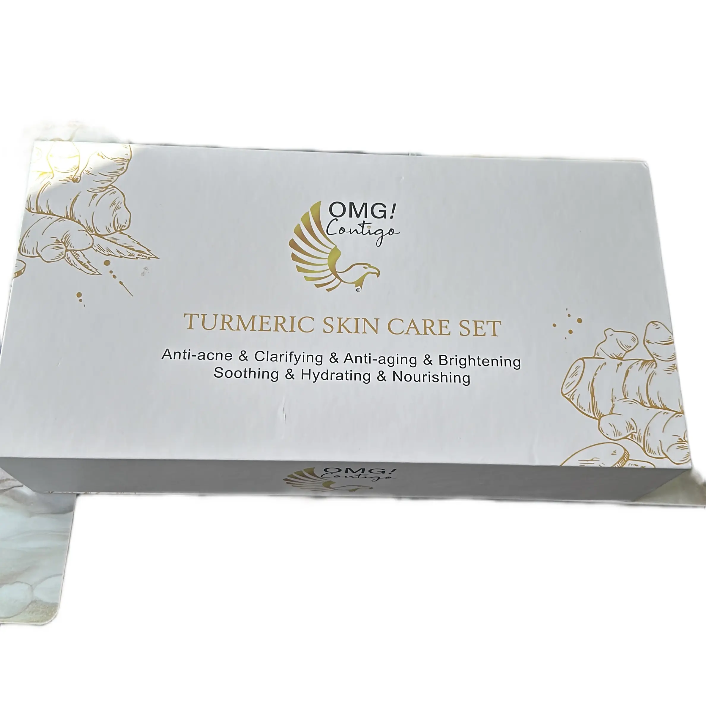 Turmeric Skin Acare Set for Comfortable Skincare - 3 Piece Set