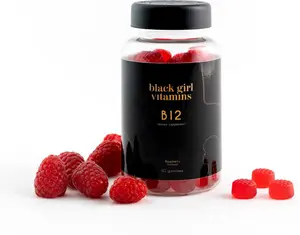 BlackGirlVitamins  Vitamin B12 Gummies, for Energy, Metabolism & Nervous System Support, 1000 mcg Cyancobalamin B12 per Serving, 60ct