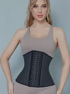 Women's Solid Color 25 Steel Bones Waist Trainer, Tummy Control Shaper, Waist Cinching Belt for Women, Shapewear for Women