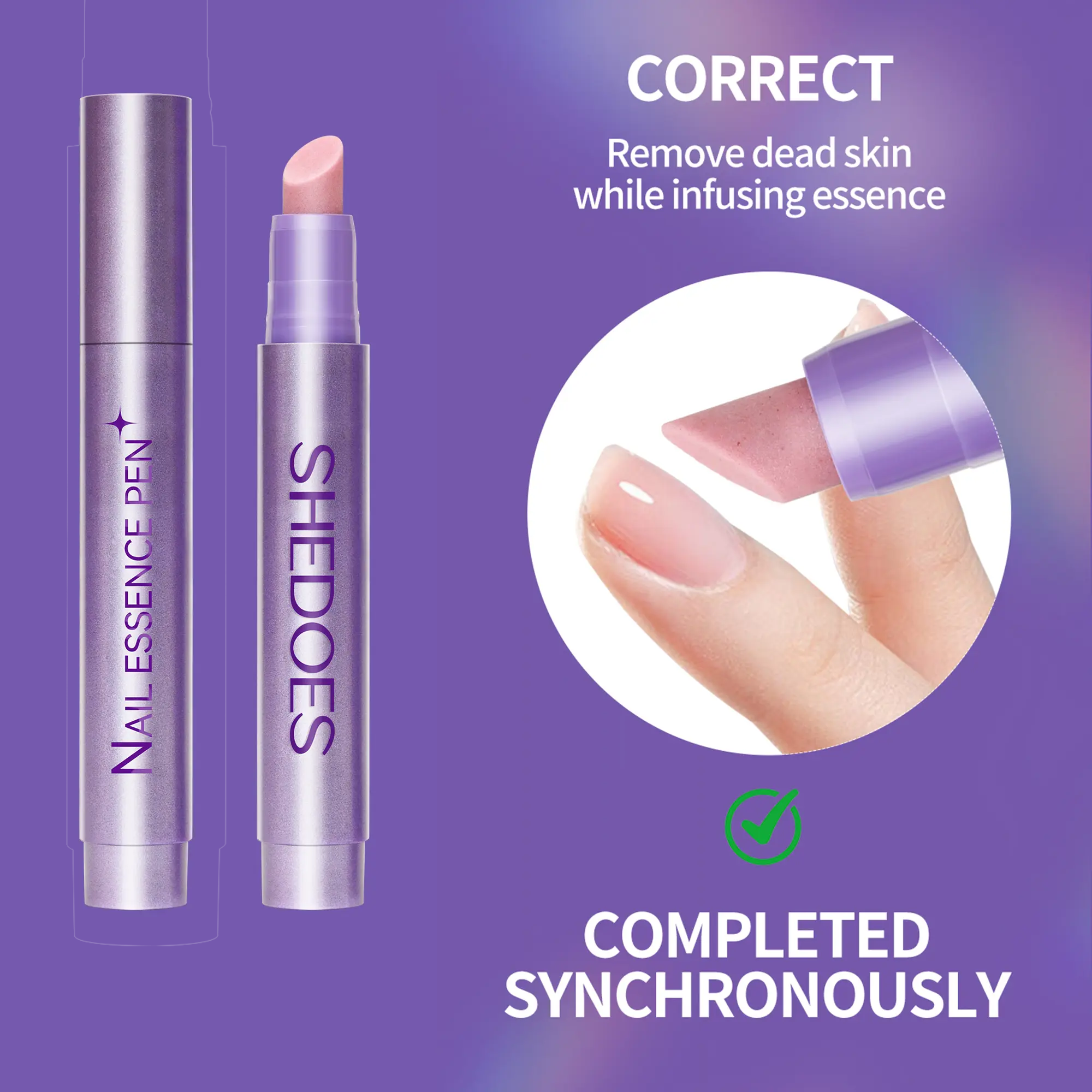 Nail Care Pen Nail Repair Cuticle LayerMoisturizing Strong Glossy Nail Surface CoatPrevents Breakage Ingrown Nails