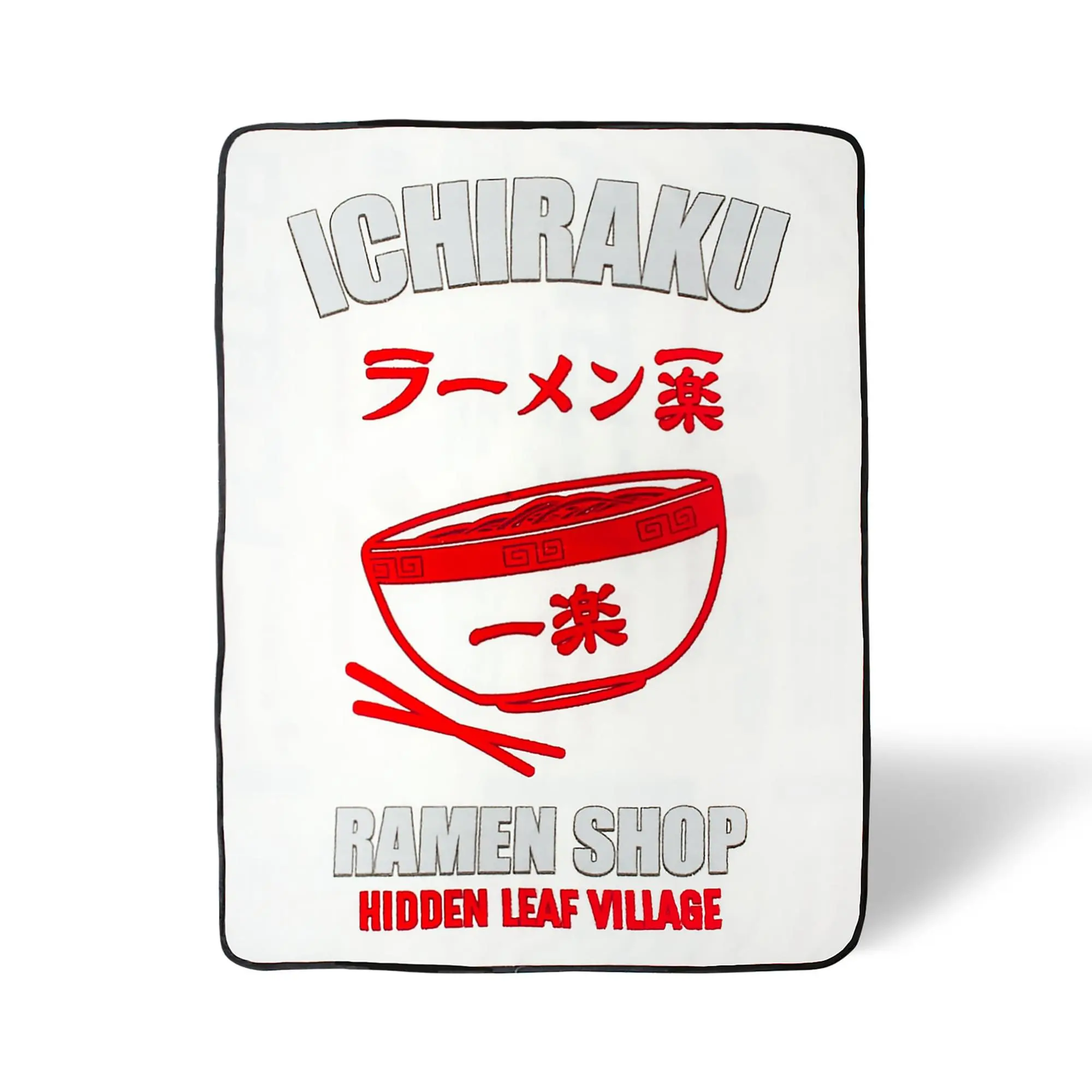 Naruto Ichiraku Ramen Cozy Fleece Throw Blanket, 45x60 in, for Home Room Decor & Cozy Nights