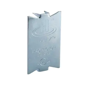 212 MAIN 1.5x2.5 in 12 Gauge Zinc-Plated Steel Nail Plate, Silver, Easy Install, Wire Protection for Skiing Winter Sports Equipment, Zinc Plating
