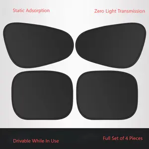4-Piece Car Side Window Sunshade, UV-Blocking Shield, Interior Protection & Privacy Cover for All Models