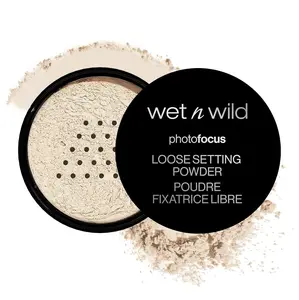 wet n wild Loose Setting Powder Photo Focus Loose Finishing Powder Off-White Translucent