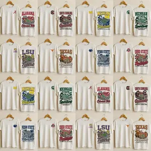 Full Team Vintage Football Sand T-Shirt, Unisex Throwback Sports Shirt, Football College Mascots Tee by Monique Davila Shop