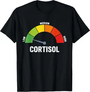 Low Cortisol Levels Meme T-Shirt