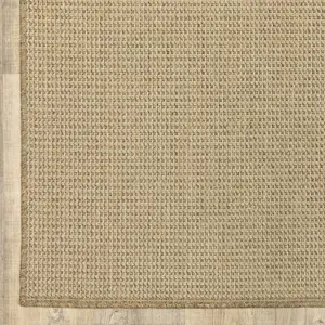 2' X 8' Beige Stain Resistant Indoor Outdoor Area Rug