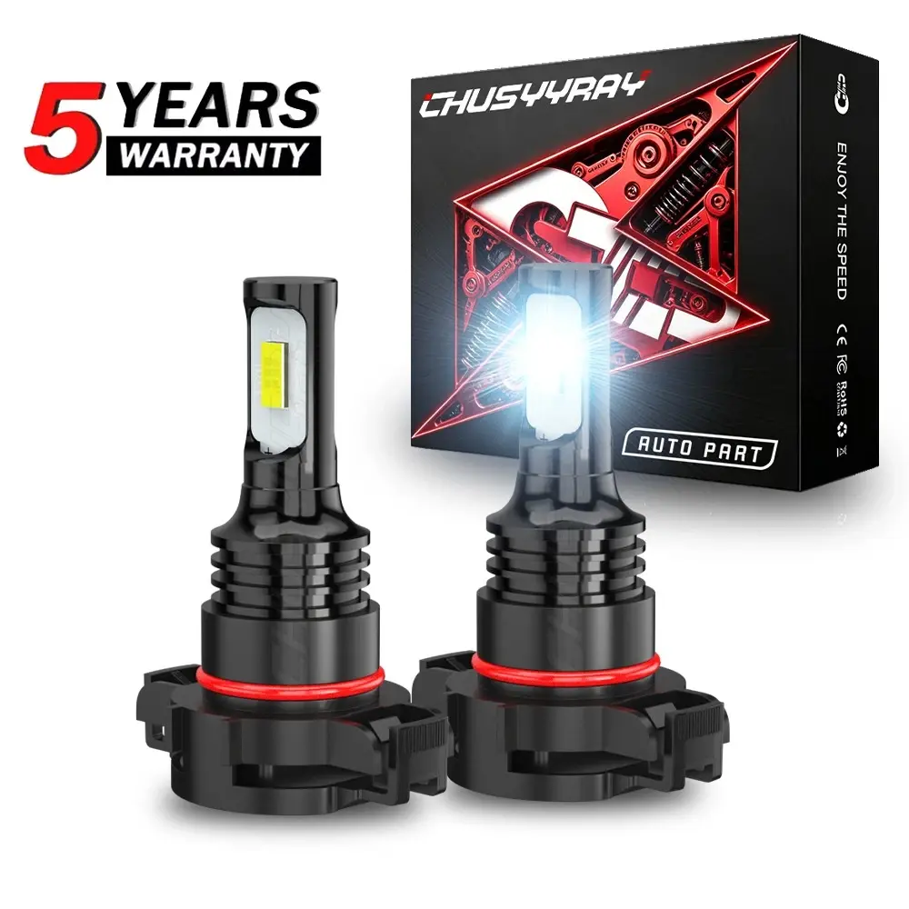 2PCS 100W 6000K 5202 LED Fog Lights for 2007-2015 Chevrolet Silverado 1500 2500 3500 Truck DC10-24V IP67 Waterproof White Light Car Accessories Lamp Led Backlights Autos Vehicle Led Brake