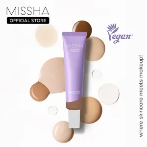 [MISSHA Official] M Perfect Cover Serum BB Cream (35ml) - Bifida Ferment Lysate Serum-Infused BB Cream for Anti-Aging Skin Rejuvenation, Skin Tint, Tinted Moisturizer, Skin Care Foundation Makeup,Superfood Complex,Glass Skin CardiBB OGBB PurpleBB