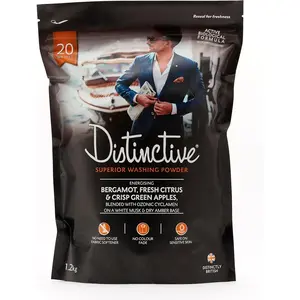 /Powder Laundry Detergent/Bio Powder/Masculine Energising Fragrance/Eco Laundry Detergent (Pack of 1)