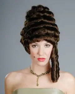 COLONIAL LADY Wig - Brown - One Size Fits Most