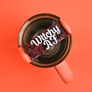 Topper Tag Witchy AF for Stanley Quencher | All Sizes Drinkware Tumbler