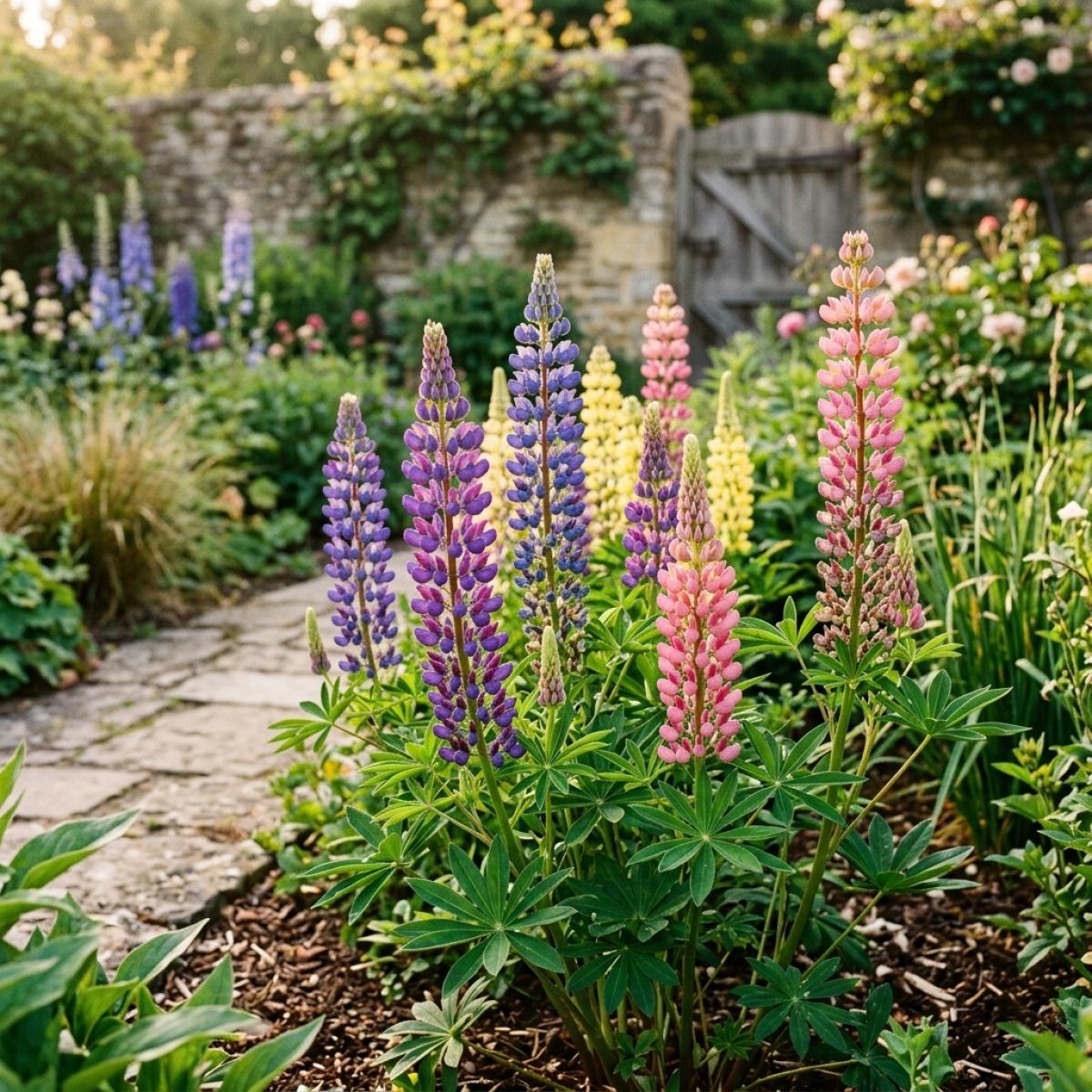 Rare Lupin Flower Seeds, Lupine Seeds for Planting, Hardy Perennial Flower Seeds for Outdoor Indoor Gardening, Attract Pollinators Beautiful Blooms Year After Year